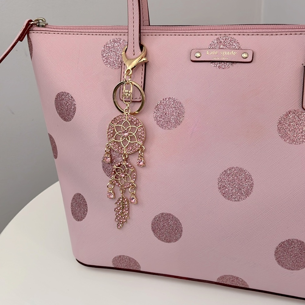 Kate Spade Pink Polka Dot Med Tote - Picture 4 of 15